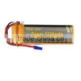 High Discharge Rate Rechargeable Battery 2200mah 7.4V thumbnail-2