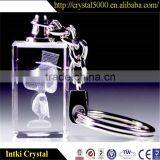 South Korea Style Live Animal Dog Crystal Keychain