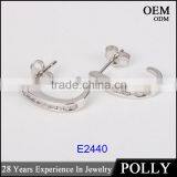 Latest Earring Design Jewelry Ring Shape Earring Wholesale thumbnail-1