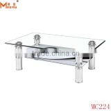 hot sale model glass coffee table parts