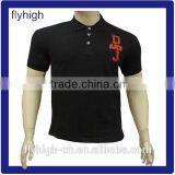 Plain Black Cotton Polo t Shirts Manufacturers China thumbnail-2