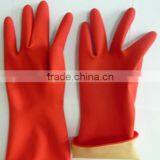 Household Gloves Red Color Longer Welding Gloves thumbnail-1