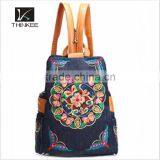 Delicate Embroidery Girls' Backpack Bag/Ladies Shoulder Bag Fashion/special Fabric Beauty Bags Backpack