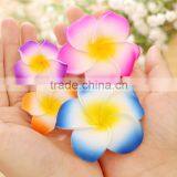 2015 Hot Sale Artificial Brooch Flower,Head Flower,Frangipani Hair Clip/Plumeria Hair Clip thumbnail-3