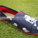 Skull Print Leisure Canvas Stock Shoes thumbnail-2