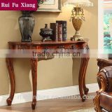 Federal classic wooden console wall table with exquisite handmade carving R-208