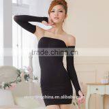 Sexy Wrapping Dress Push Up Breast Bust up Onepiece Corset Full Slip Strapless Full Slip thumbnail-1