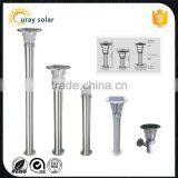 Hot Lumen Stainless Steel Waterproof Ip65 Outdoor Solar Garden Led Bollard Lamp