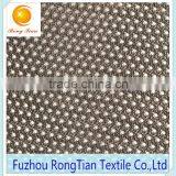 2015 Wholesale Polyester Warp Knitted Shinny Small Hole Mesh Fabric for Bags Lining thumbnail-2