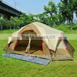 New Style 2 Room 2 Door Big Family Double Layer 8 Person Tent
