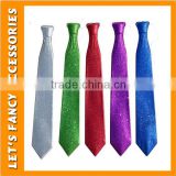 Cheaper plastic ealstic carnival necktie party Neckwear