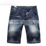 lastest jeans shorts men design jeans boy straight ripped cotton denim short pants jeans half pants