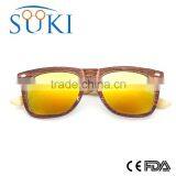 Wooden Temple Sunglasses Cheap Plastic Frame Wooden Glasses Dark Lens Sunglasses thumbnail-6