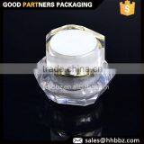 60 grams empty luxury contain crystal cosmetic jar