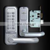 Double Latch Push Button Door Lock Handle Lock Mechanical Code Lock Combination Lock thumbnail-1