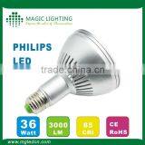 Commercial Lighting Supplier Ul Listed Led Par30 5000k 36w With 16pcs Brand Chips thumbnail-2