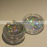 PET .015" Silver Laser Solvent Resistance UV Resistance Glitter Powder thumbnail-1