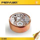 Copper Golden Color Sanitary Ware Ceramic Art Basin for Bathroom thumbnail-1