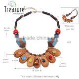 2015 Latest Wooden Necklace Designs, Multicolor Necklace, Necklace for Men and Women thumbnail-3