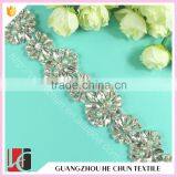 HC-2-1 Hechun Factory Guangzhou Decorative Crystal Beaded Wholesale Bridal Trim