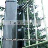 2014 NEWEST DESIGN Galvanized Double Wire Fences With Peach Type Post