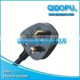 QIAOPU 3Pin Plug BS Power Cord With Fuse thumbnail-1