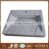 Bathroom Vanity Carrara White Stone Sink thumbnail-1