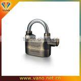 Anti-theft Key Lock Padlock , High Security Alarm Padlock and motorcycle kinbar pad lock