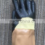 Aramid fiber foam nitrile coated gloves