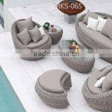 Modern Style Design Garden Sofa Set- PVC Rattan Garden Sofa - Rattan Outdoor Furniture - Patio Furniture thumbnail-3