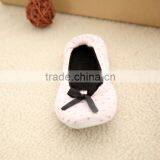 Bowknot Soft Flat Style Women Snow Dance Shoes thumbnail-2