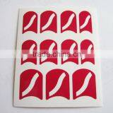 Wholesale DIY Reusable Hearts Nail Art Stencil Hollow Out Nail Designed Template thumbnail-5