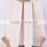 2016 Best Selling Factory Design 2016 Blank Canvas Backpack Brand New Design Daily Use Canvas Backpacks Laptop Day Backpack thumbnail-5