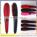 2016 New Arrived Fast Shipping Brush Ionic With LCD Hair Straightener Comb thumbnail-3