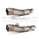 Hand Welding Stainless Steel Universal Flexible Motorcycle Exhaust Mufflers Pipe thumbnail-3