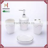 White New Carved Desgin Bathroom Sets thumbnail-2