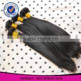 2015 High Quality double weft 100% virgin brazilian wavy hair