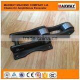 40Cr Steel Wearable Amphibious Excavator Chain , MAXWAY Machine Company thumbnail-1