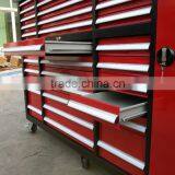 China Factory Iso Durable 72 Inch Iron Material Drawer Cabinet Sets for Workshop and Garage thumbnail-4