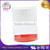 electric outdoor siren with strobe light