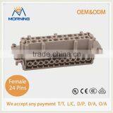 HE-024, A Whole Set Industrial Screw Terminal Copper Alloy Side Entry 24 Pins Wenzhou Connector thumbnail-3