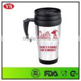 400ml Insulated Custom Logo Stainless Steel Thermal Coffee Mug With Handle thumbnail-2