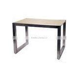 Display Table Stand With Wooden Top