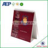 Spiral Bound High Quality Folded Table Spiral Bound Desk Calendar Printing thumbnail-2