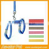 Grid Markings Factory Price Nylon Cat Pet Harness / Leashes thumbnail-2