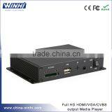 5V/1.5A Metal h Dmi/cvbs Output Usb Full hd Media Player