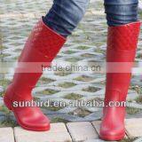 Fashion Wedge Heel Rain Boots thumbnail-1