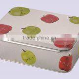 Chinese Food Box With Tinplate,high Quality Wholesale Chocolate Box, Custom Tin Made in China