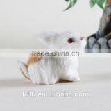 Rabbit Make Fur Life Size Animal Replica Easter Realistic Bunny thumbnail-1