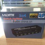 2X4 4K HDMI Switch/HDMI Splitter UK thumbnail-2